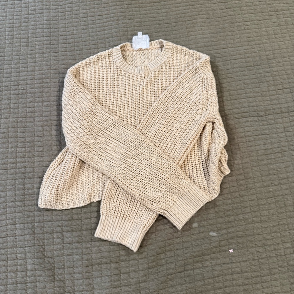 Le Lis Beige Knit Sweater